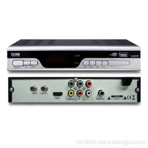 FTA DVB-S2 Satellite Receiver, Supports USB/PVR/Coaxial/HDMI and Multi-language